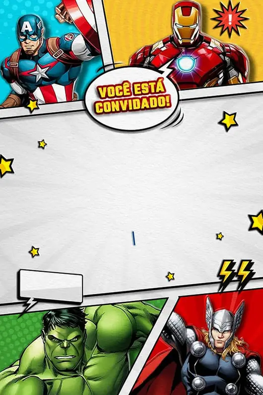 Vingadores Infantil