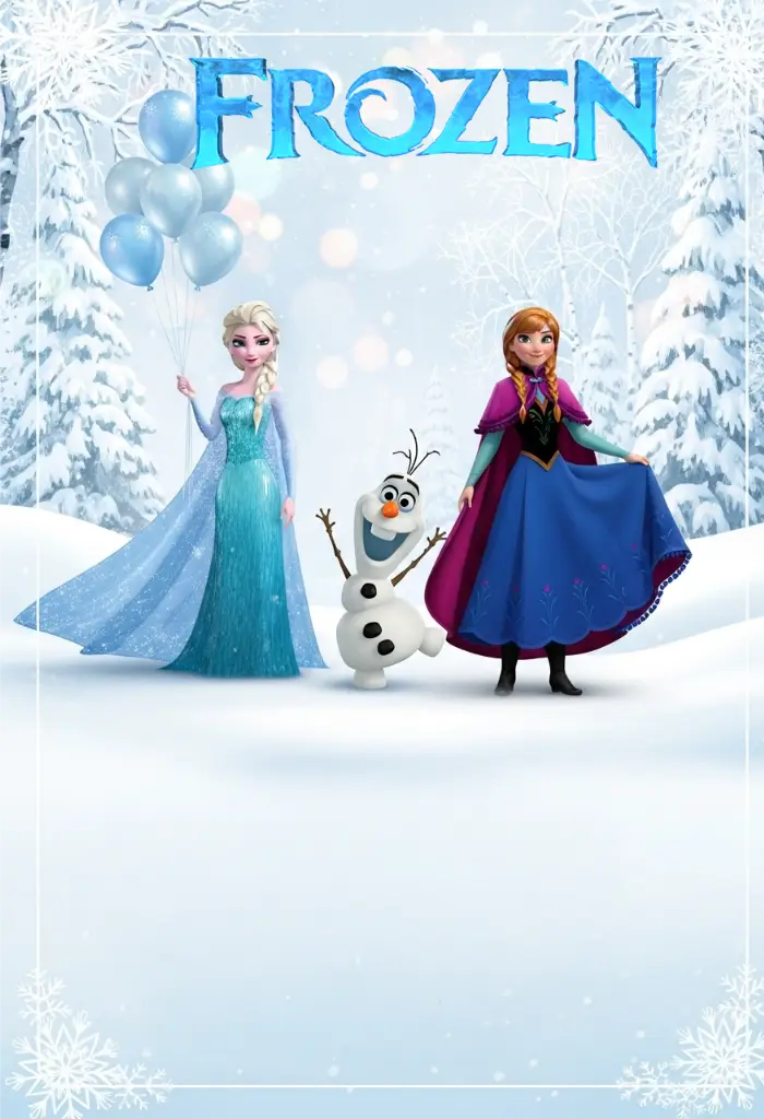 Frozen Convite