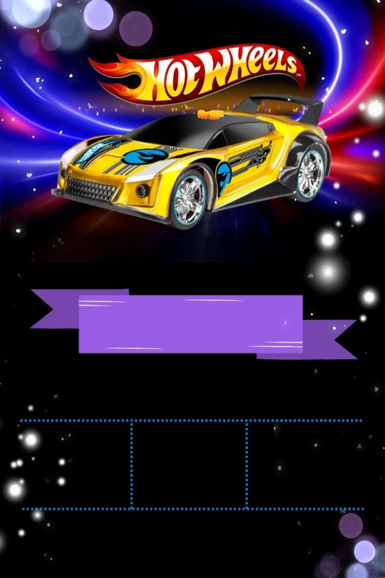Hot Wheels Modelo Editável