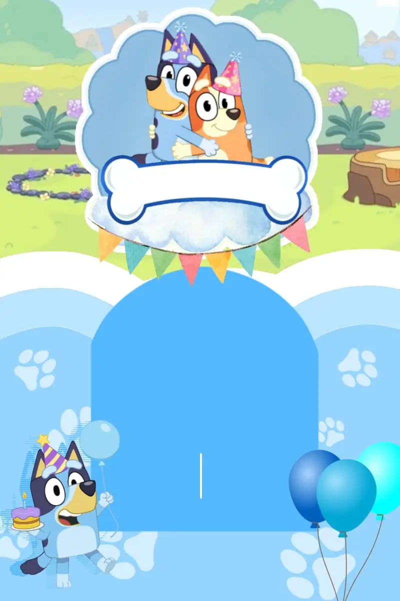 Bluey Para Editar Online