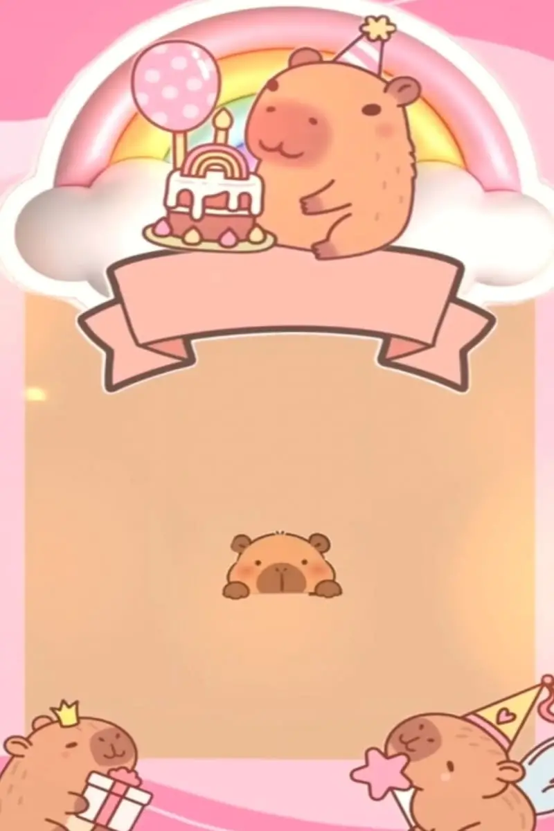 Capivara Pronto para Imprimir