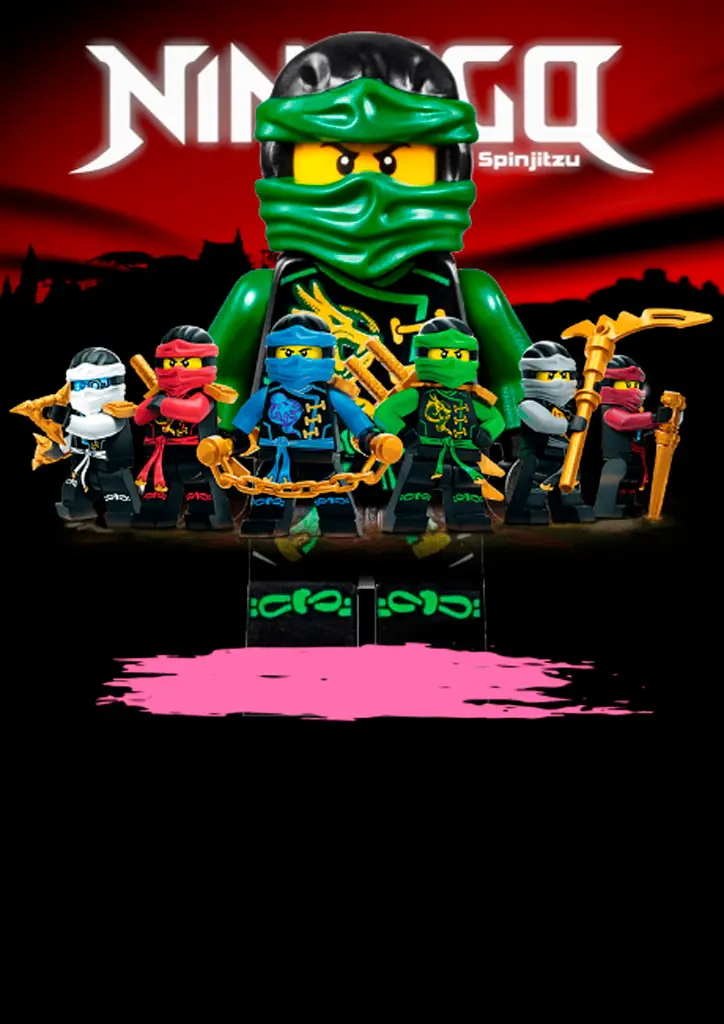 Ninjago Convite Digital