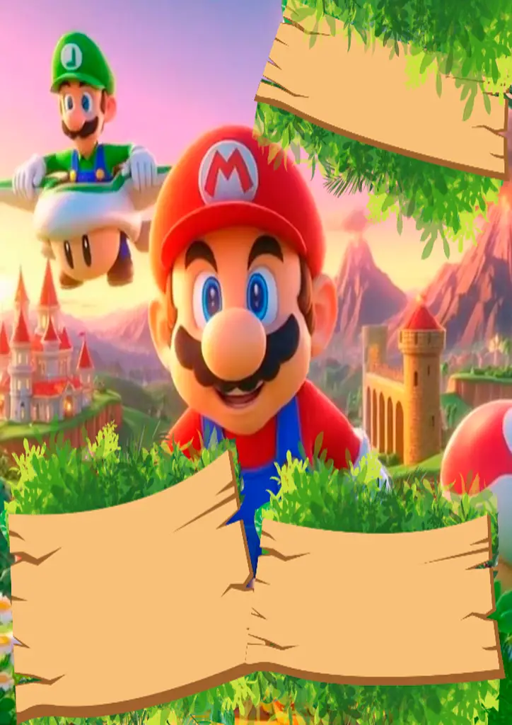 Super Mario Modelo Editável