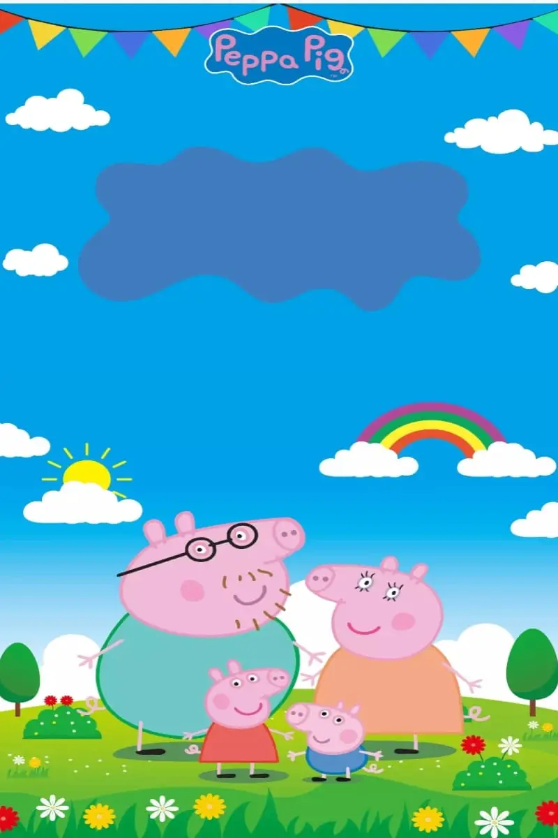 Peppa Pig Editar e Imprimir