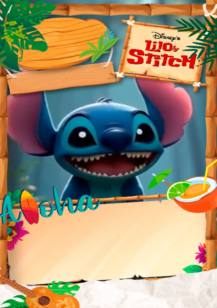 Lilo & Stich New Editável