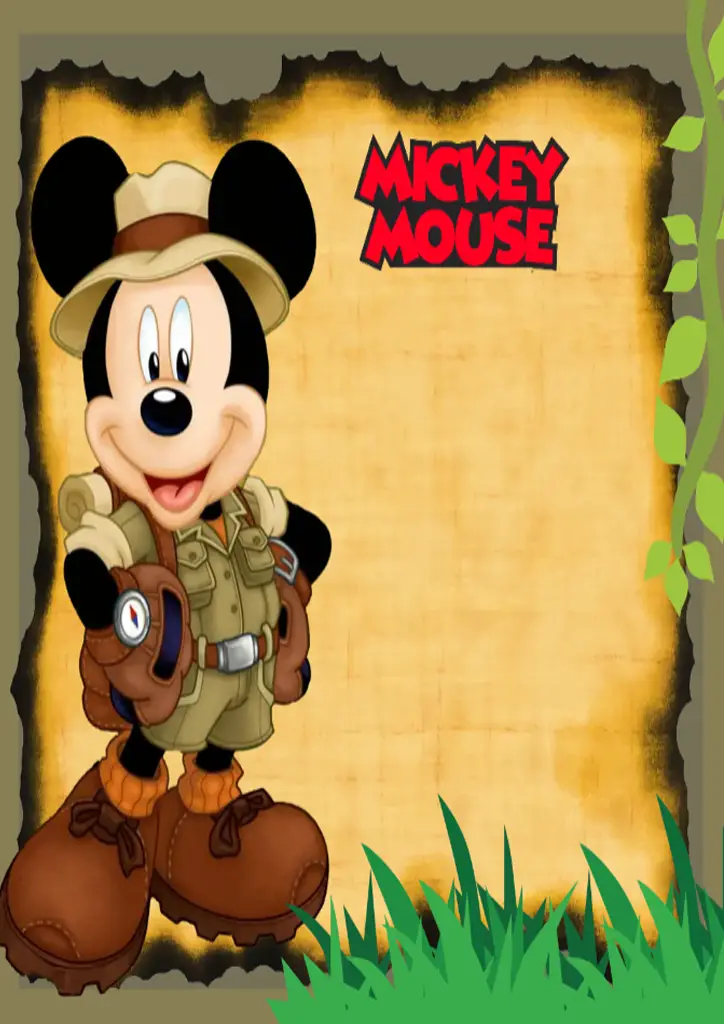 Mickey New 3 Editar e Imprimir