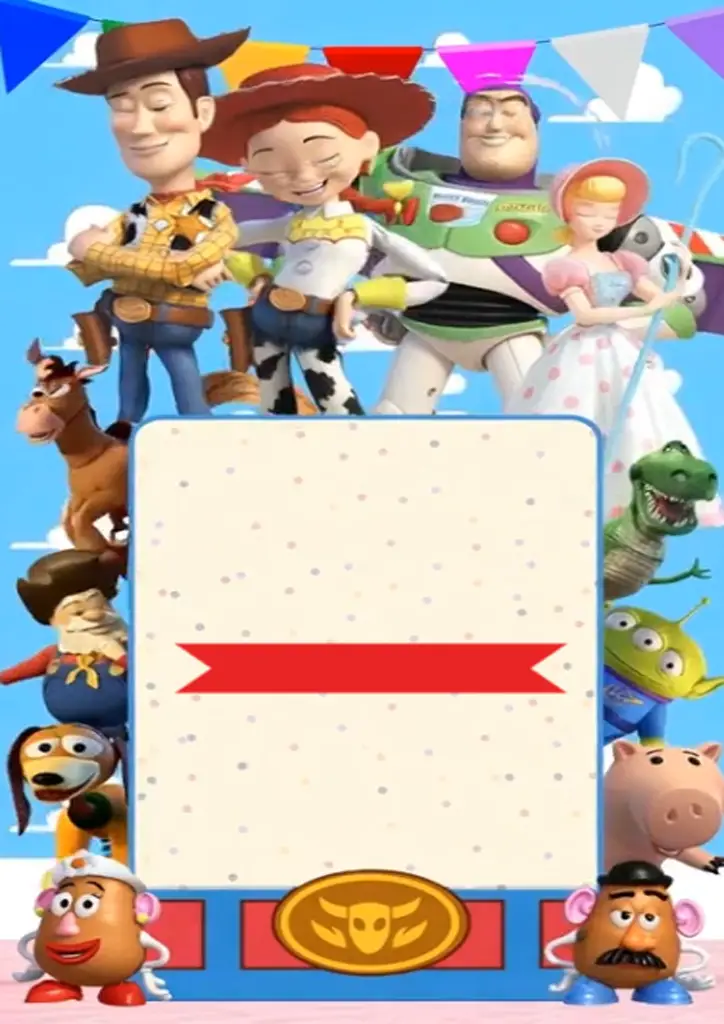 Toy Story Grátis para Editar