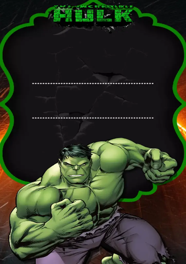 Hulk Editar e Imprimir